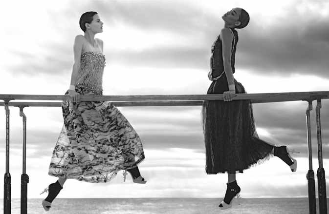 Saskia de Brauw & Joan Smalls for Chanel Spring 2012 Campaign by Karl Lagerfeld chanel3 Saskia de Brauw & Joan Smalls for Chanel Spring 2012 Campaign by Karl Lagerfeld