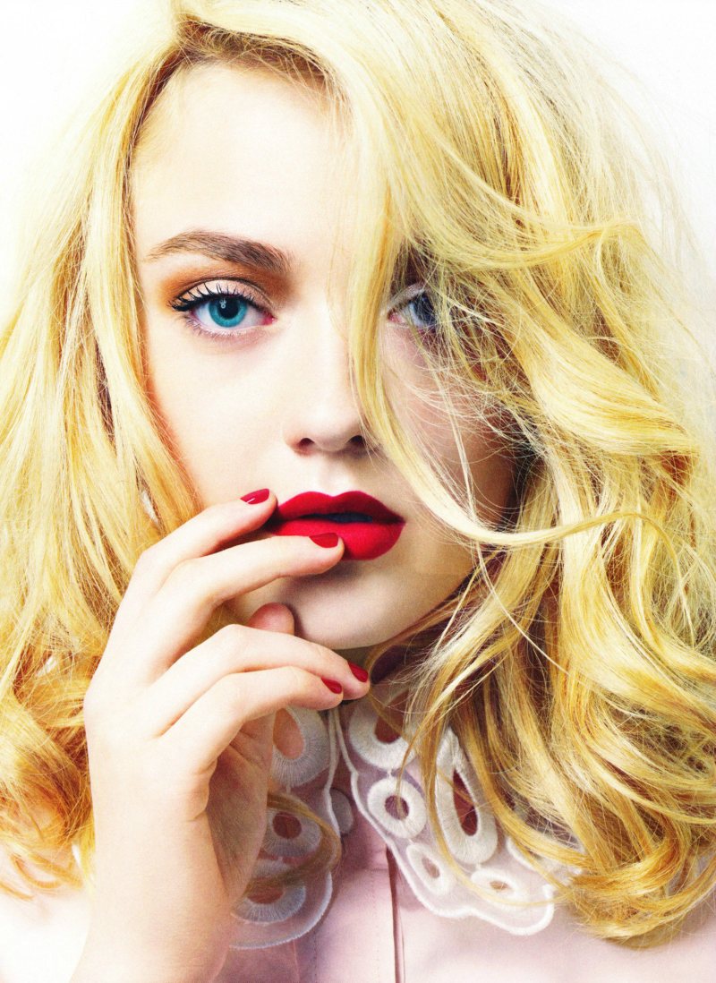 dakota fanning1 Dakota Fanning by David Slijper for <em>Elle UK</em> February 2012