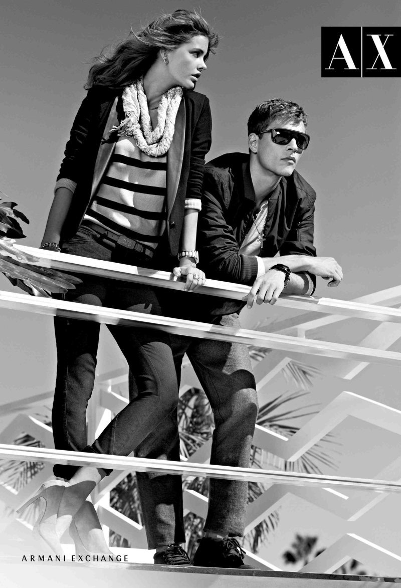 exchange2 Barbara Palvin for Armani Exchange Spring 2012 Campaign by Matthew Scrivens