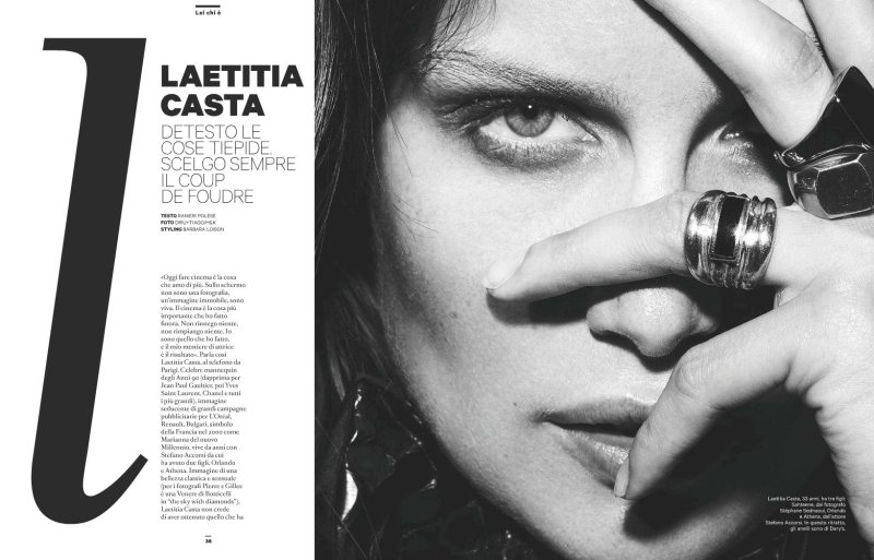 laetitia casta2 Laetitia Casta by Driu + Tiago for <em>Amica</em> January 2012