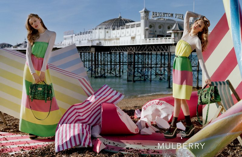 mulberry4 Lindsey Wixson & Frida Gustavsson for Mulberry Spring 2012 Campaign by Tim Walker