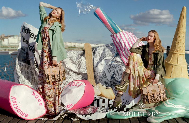 mulberry6 Lindsey Wixson & Frida Gustavsson for Mulberry Spring 2012 Campaign by Tim Walker