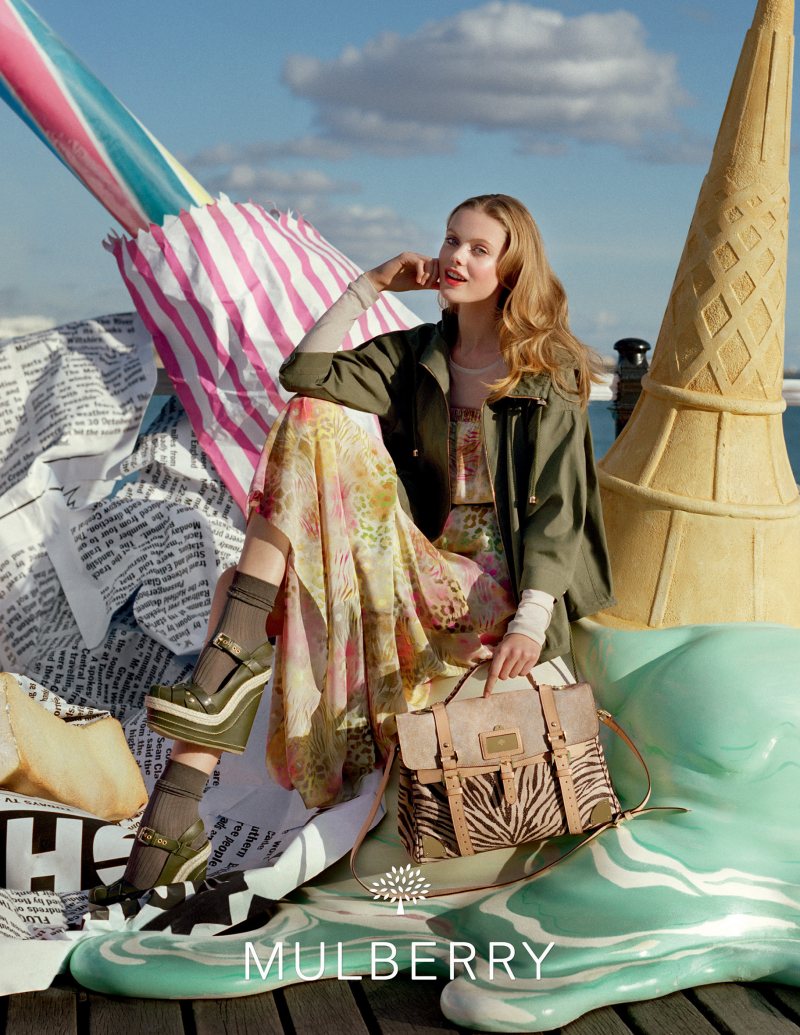 mulberry7 Lindsey Wixson & Frida Gustavsson for Mulberry Spring 2012 Campaign by Tim Walker