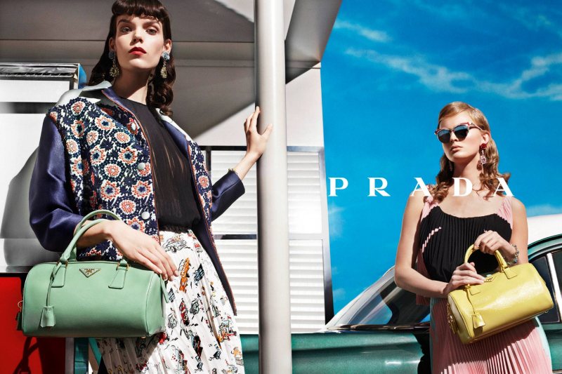 prada11 Natasha Poly, Guinevere van Seenus, Elise Crombez, Meghan Collison, Katryn Kruger & Ymre Stiekema for Prada Spring 2012 Campaign by Steven Meisel