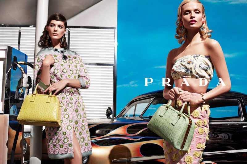prada12 Natasha Poly, Guinevere van Seenus, Elise Crombez, Meghan Collison, Katryn Kruger & Ymre Stiekema for Prada Spring 2012 Campaign by Steven Meisel