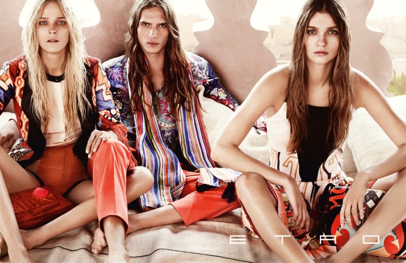Carmen Kass, Ella Kandyba & Ophelie Rupp for Etro Spring 2012 Campaign by Mario Testino etro3 Carmen Kass, Ella Kandyba & Ophelie Rupp for Etro Spring 2012 Campaign by Mario Testino