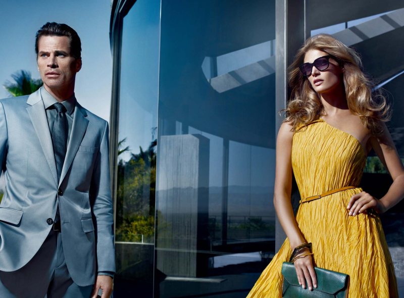 hugo boss1 Malgosia Bela for Hugo Boss Black Spring 2012 Campaign by Mario Sorrenti