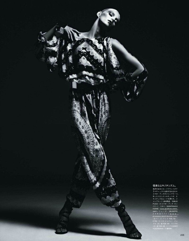 Anja Rubik by Hedi Slimane for <em>Vogue Japan</em> March 2012 anja rubik4 Anja Rubik by Hedi Slimane for <em>Vogue Japan</em> March 2012