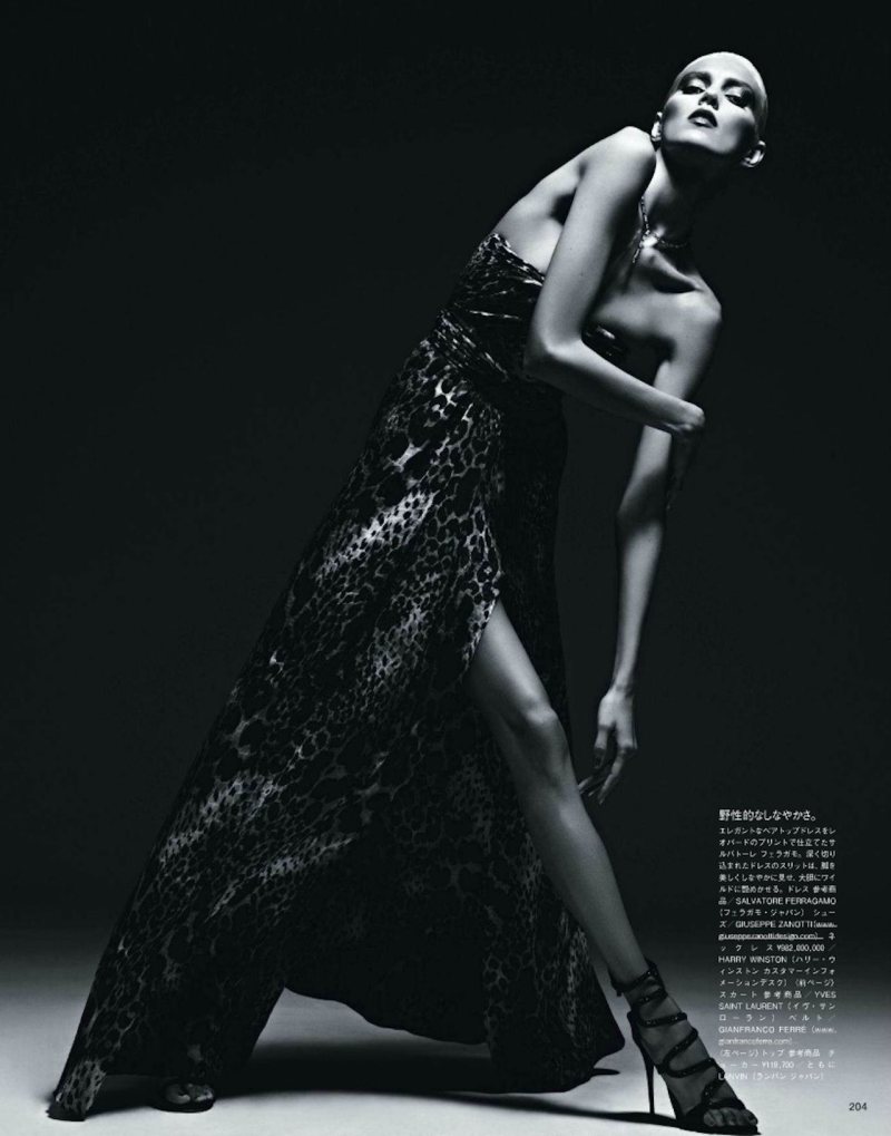 Anja Rubik by Hedi Slimane for <em>Vogue Japan</em> March 2012 anja rubik7 Anja Rubik by Hedi Slimane for <em>Vogue Japan</em> March 2012