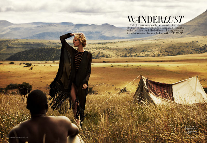 marloes horst1 Marloes Horst by Will Davidson for <em>Harpers Bazaar Australia</em> March 2012