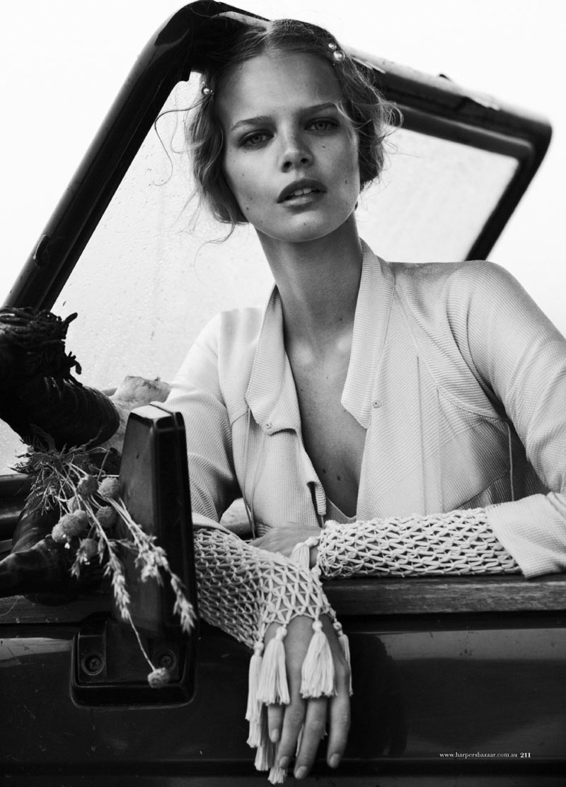 marloes horst9a Marloes Horst by Will Davidson for <em>Harpers Bazaar Australia</em> March 2012