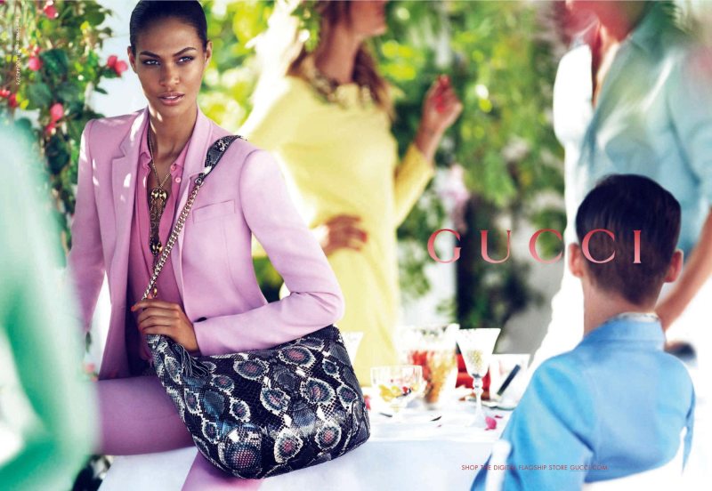 gucci1 Guccis Resort 2013 Campaign Stars Karmen Pedaru and Joan Smalls by Mert & Marcus