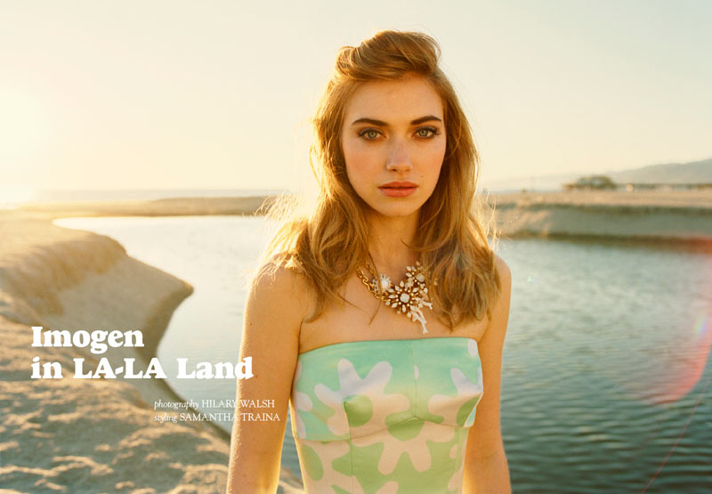 Imogen Poots by Hilary Walsh for Tank Spring 2012