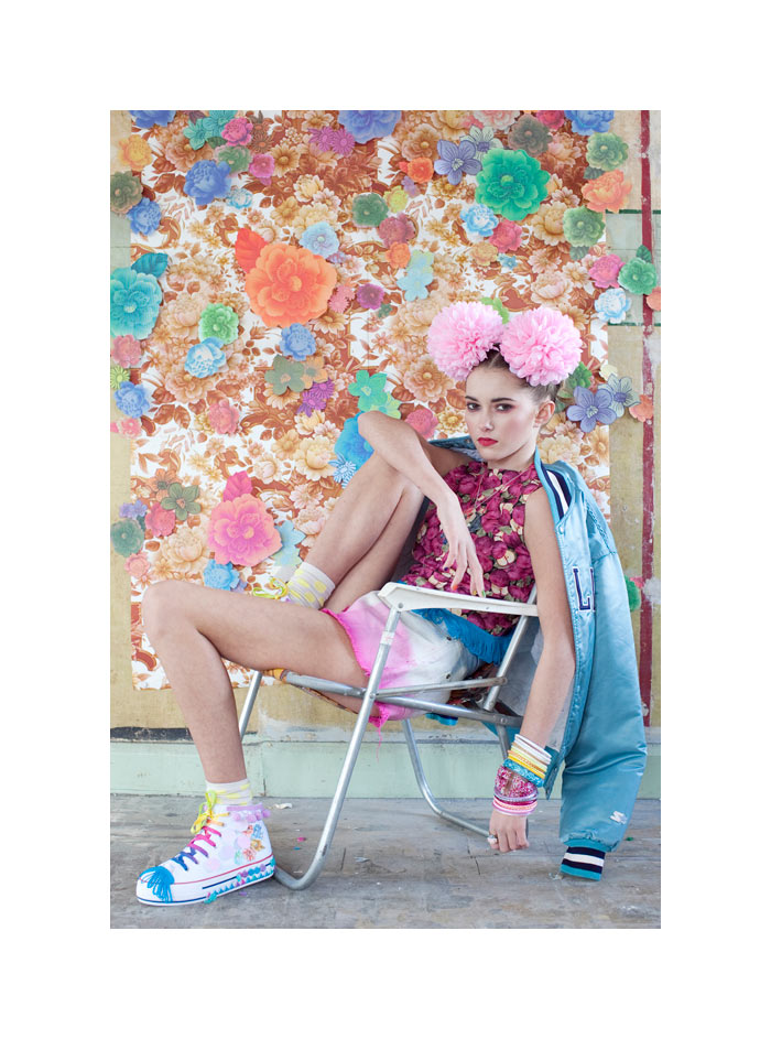 material4 Madeline White & Kaitlin Pilcher by Xanthe Hutchinson for Material Girl April 2012