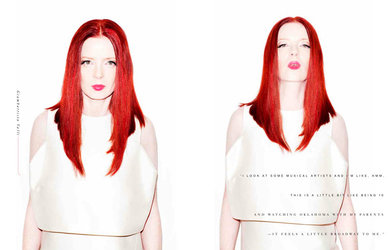 shirley manson5 Shirley Manson by Kenneth Cappello for The Block S/S 2012
