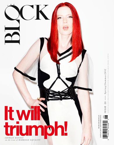 shirley manson9 Shirley Manson by Kenneth Cappello for The Block S/S 2012