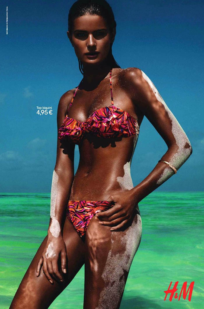 isabeli fontana8 Isabeli Fontana for H&M Beach Sensation Summer 2012 Campaign