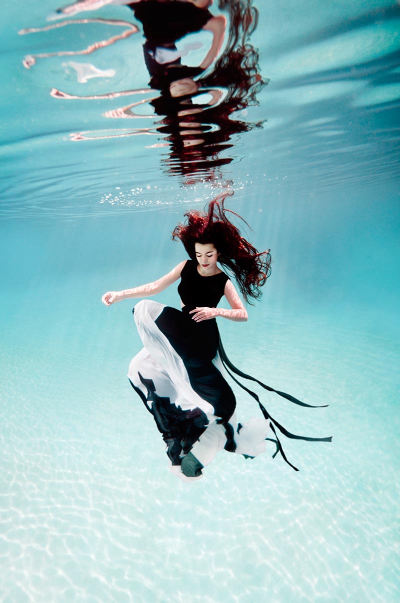feline blush8 Feline Blushs Wonderland Couture Campaign Offers Underwater Imagery by Ilse Moore