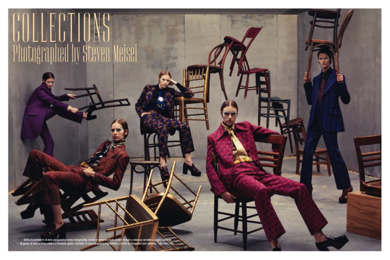 steven meisel1 Steven Meisel Photographs the Fall Collections for Vogue Italias July 2012 Cover Shoot