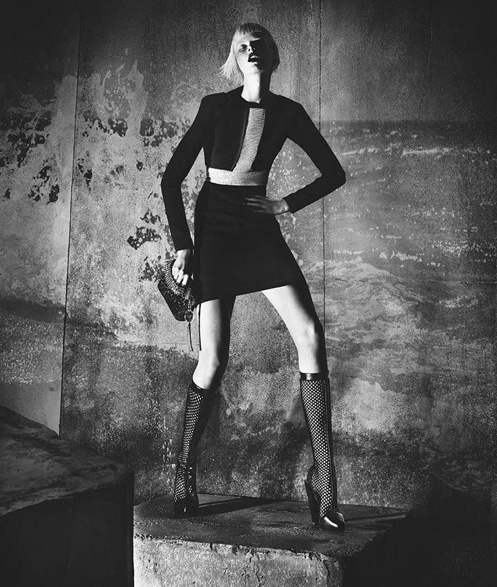 versace6 Elza Luijendijk is Gothic Glam for Versaces Fall 2012 Campaign by Mert & Marcus