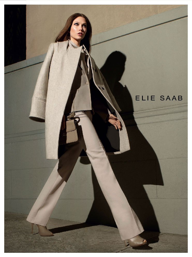 elie saab2 Karlie Kloss Returns as the Face of Elie Saabs Fall 2012 Campaign by Glen Luchford