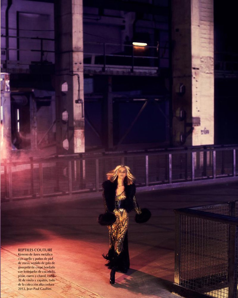 mariano vivanco7 Carmen Kass Dons Jean Paul Gaultier for Vogue Latin America September 2012 by Mariano Vivanco
