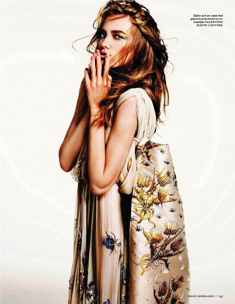 vlada3 Vlada Roslyakova Rocks the Haute Couture Collections for Vogue Netherlands September 2012