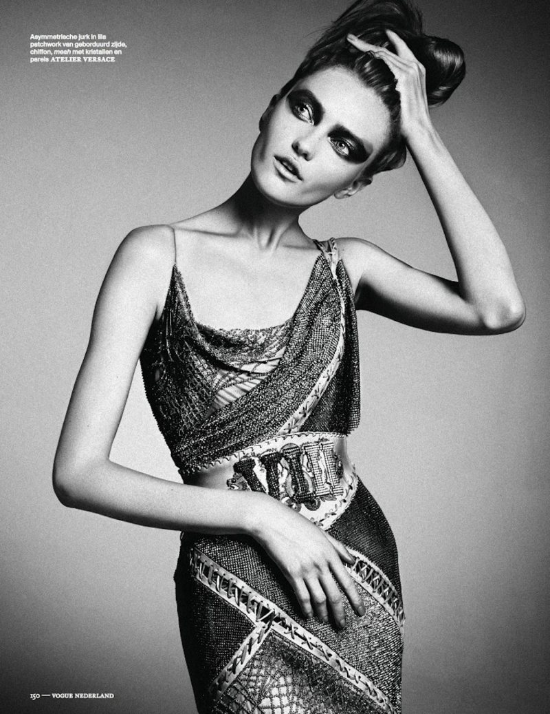 vlada8 Vlada Roslyakova Rocks the Haute Couture Collections for Vogue Netherlands September 2012