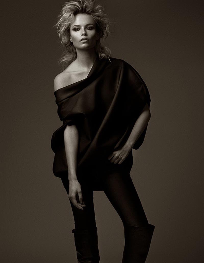 natasha poly13 Natasha Poly Models Fall Looks for the September Cover Shoot of Vogue Turkey