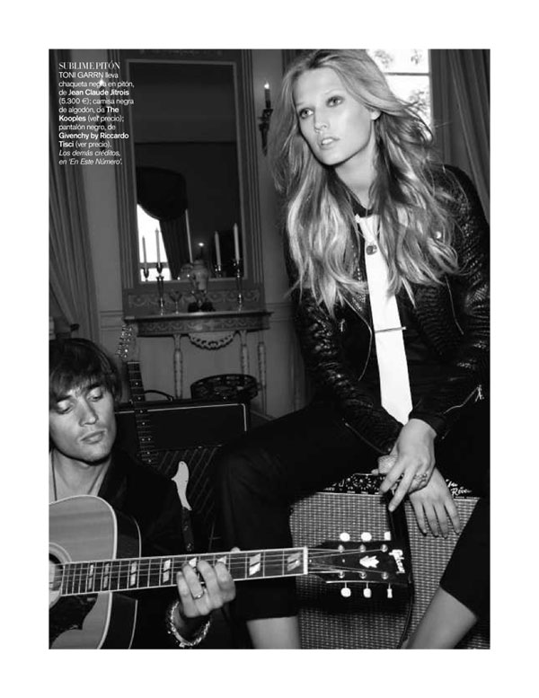 band6 Iselin Steiro & Toni Garrn by David Vasiljevic for <em>Vogue Spain</em> November 2010