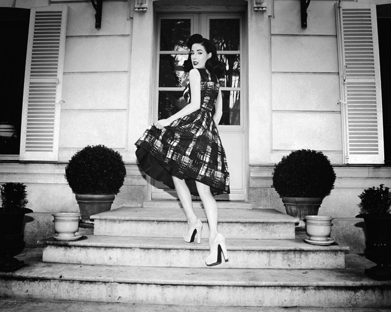 Dita von Teese by Richard Bernardin for Grazia dita von teese1 Dita von Teese by Richard Bernardin 40 s glamour for Grazia