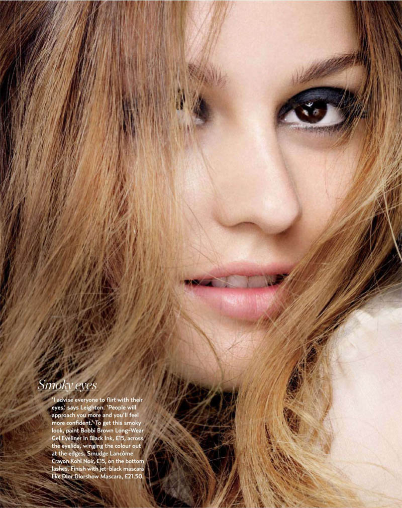 leighton meester5 Leighton Meester by Christophe Meimoon for <em>Marie Claire UK</em> December 2010