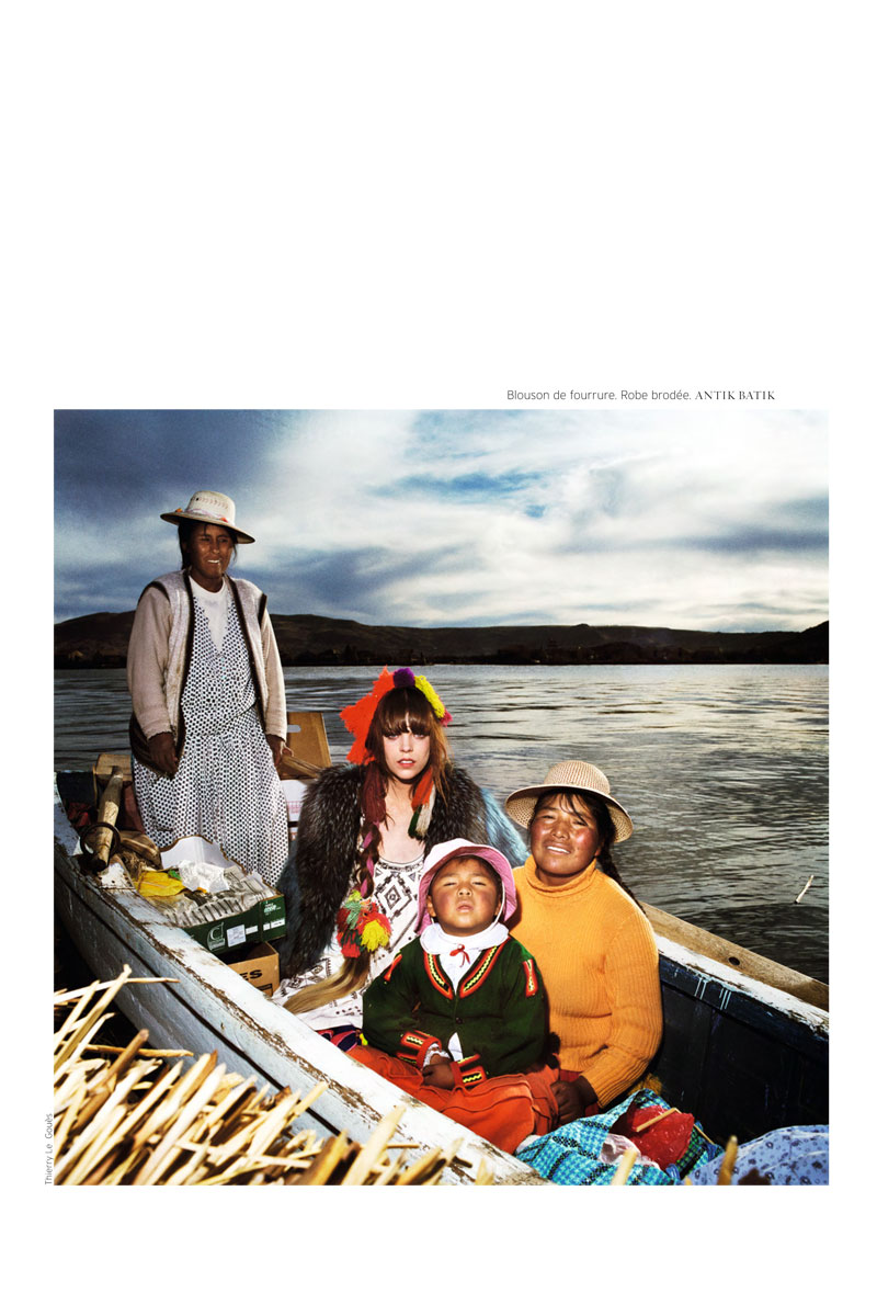 peru17 Meghan Collison & Solange Wilvert by Thierry Le Gouès for <em>French Revue de Modes</em> F/W 2010