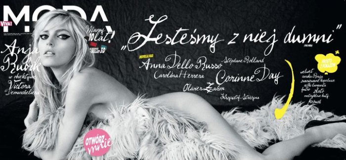 <em>Viva! Moda</em> Winter 2010 Cover | Anja Rubik by Victor Demarchelier anjacoverviva <em>Viva! Moda</em> Winter 2010 Cover | Anja Rubik by Victor Demarchelier