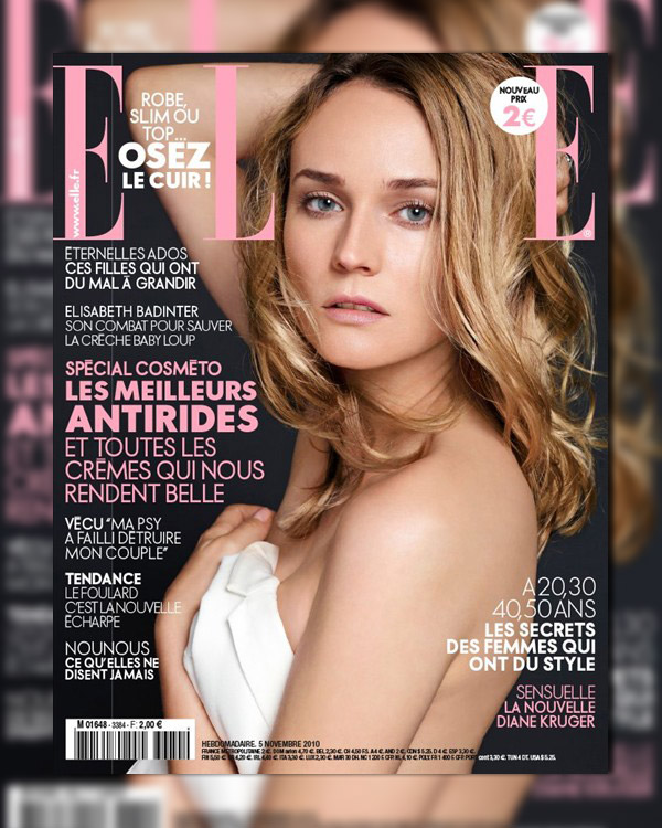 <em>Elle France</em> November 5, 2010 Cover | Diane Kruger dianecover <em>Elle France</em> November 5, 2010 Cover | Diane Kruger