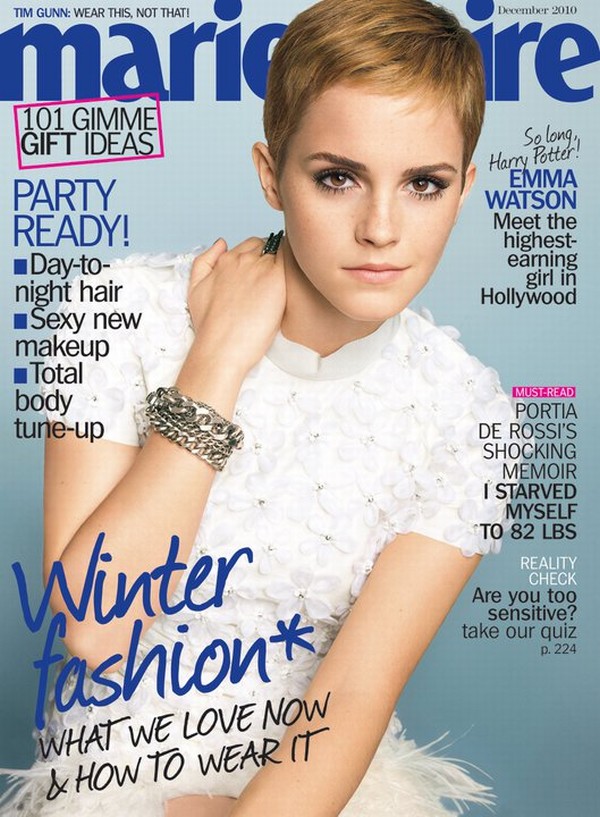 <em>Marie Claire US</em> December 2010 Cover | Emma Watson by Tesh emmamc <em>Marie Claire US</em> December 2010 Cover | Emma Watson by Tesh