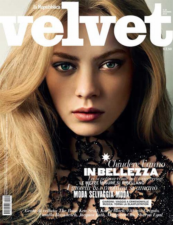 <em>Velvet</em> December 2010 Cover | Veronika Antsipava veronikacover <em>Velvet</em> December 2010 Cover | Veronika Antsipava