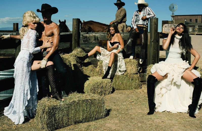 west2 Abbey Lee Kershaw, Crystal Renn & Eniko Mihalik by Terry Richardson for <em>Vogue Paris</em>