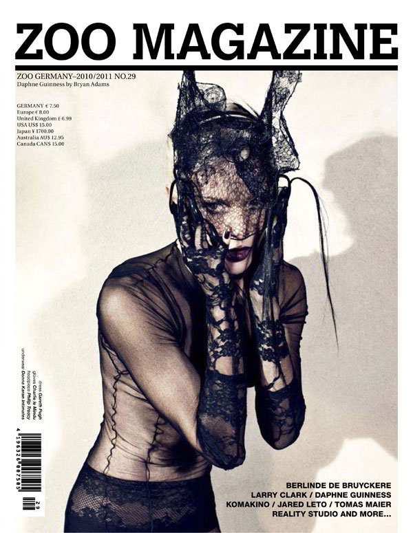 Daphne Guinness for <em>Zoo</em> #29 Winter 2010 Cover zoocover Daphne Guinness for <em>Zoo</em> #29 Winter 2010 Cover