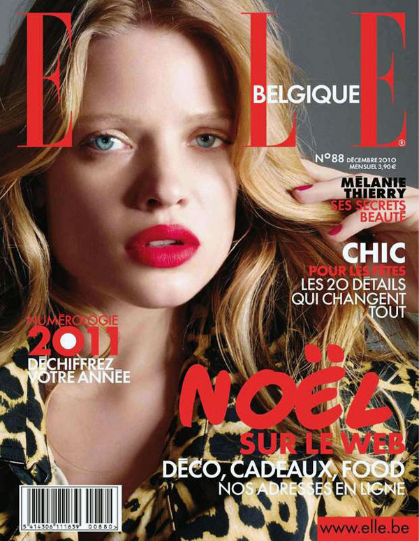 Melanie Thierry for <em>Elle Belgium</em> December 2010 ellebelgium Melanie Thierry for <em>Elle Belgium</em> December 2010