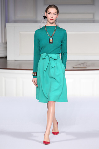 Oscar de la Renta Pre Fall 2011 oscarprefall1 Oscar de la Renta Pre Fall 2011