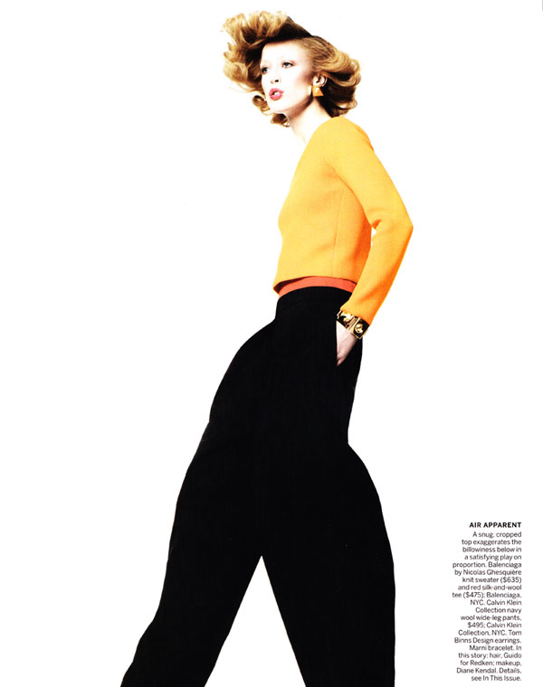 Raquel Zimmermann by David Sims for <em>Vogue US</em> January 2011 raquel zimmermann Raquel Zimmermann by David Sims for <em>Vogue US</em> January 2011