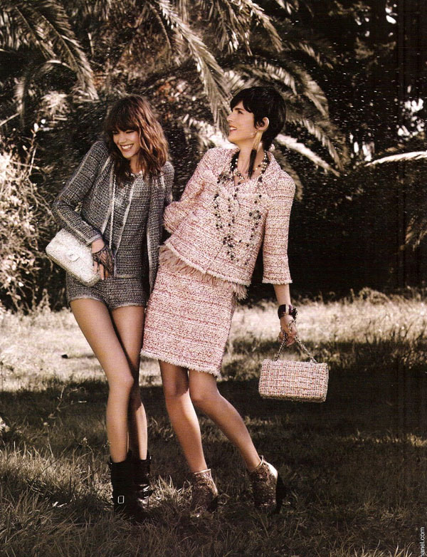 Chanel Spring 2011 Campaign | Freja Beha Erichsen & Stella Tennant by Karl Lagerfeld chanelcampaign Chanel Spring 2011 Campaign | Freja Beha Erichsen & Stella Tennant by Karl Lagerfeld