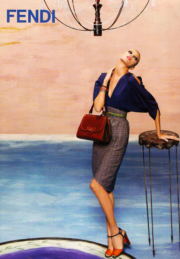 Fendi Spring 2011 Campaign Preview | Anja Rubik by Karl Lagerfeld fendi Fendi Spring 2011 Campaign Preview | Anja Rubik by Karl Lagerfeld