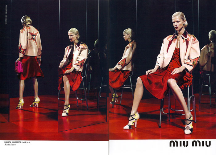 Miu Miu Spring 2011 Campaign Preview | Kasia Struss by Mert & Marcus miumiu Miu Miu Spring 2011 Campaign Preview | Kasia Struss by Mert & Marcus