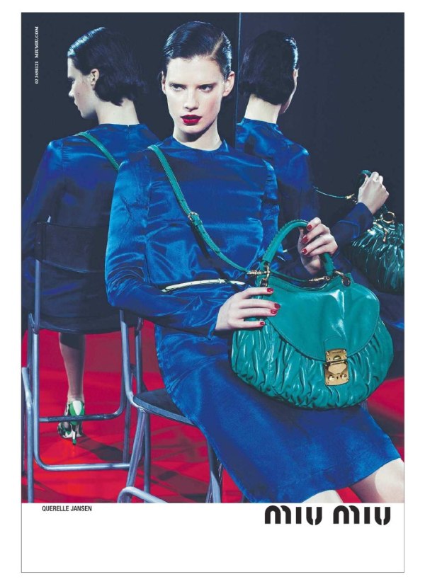 Querelle Jansen for Miu Miu Spring 2011 Campaign (Preview) miumiuq Querelle Jansen for Miu Miu Spring 2011 Campaign (Preview)