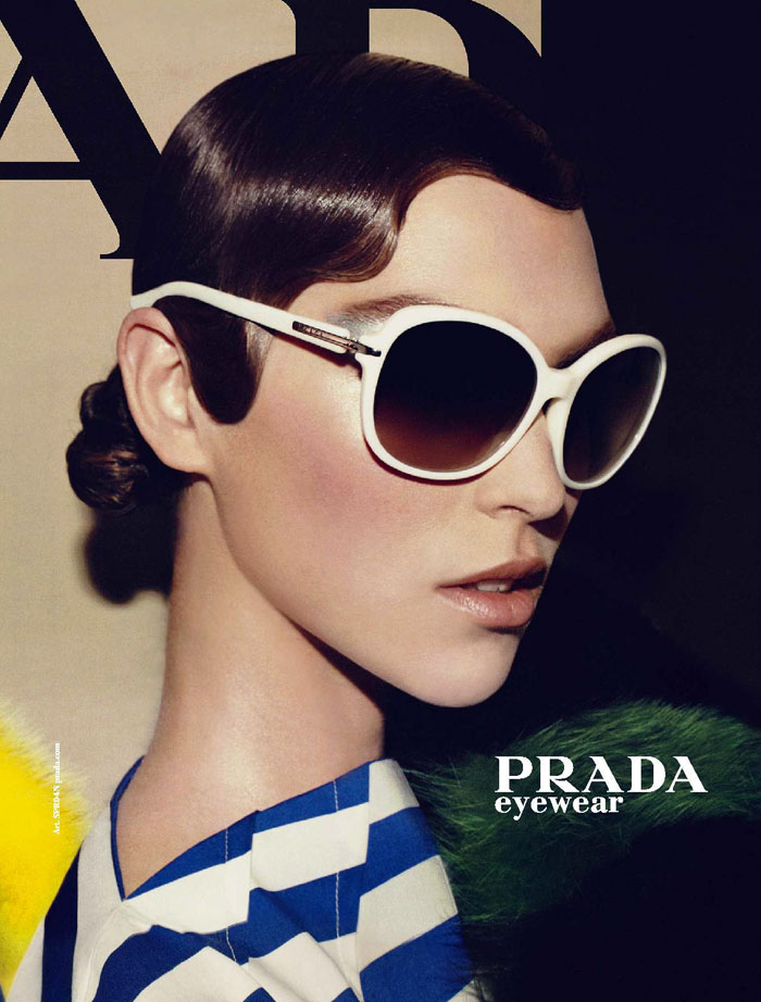 prada1 Prada Spring 2011 Campaign Preview Arizona Muse by Steven Meisel