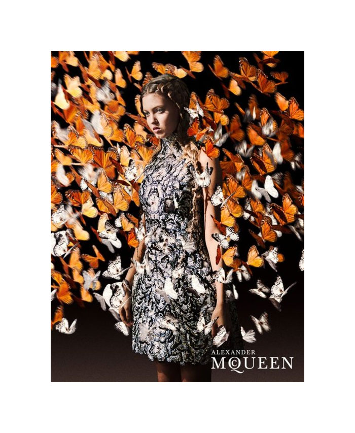 Lindsey Wixson for Alexander McQueen Spring 2011 Campaign alexandermcqueencampaign1 Lindsey Wixson for Alexander McQueen Spring 2011 Campaign