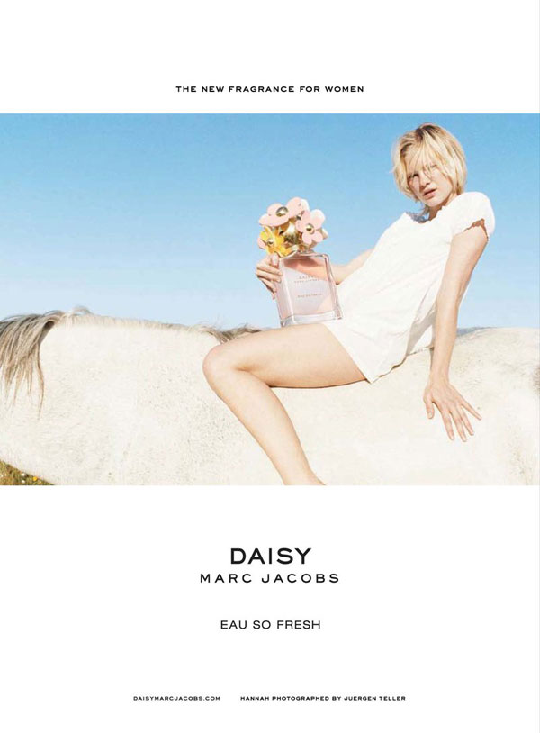 Daisy Eau So Fresh by Marc Jacobs Campaign | Hannah Holman by Juergen Teller daisy Daisy Eau So Fresh by Marc Jacobs Campaign | Hannah Holman by Juergen Teller