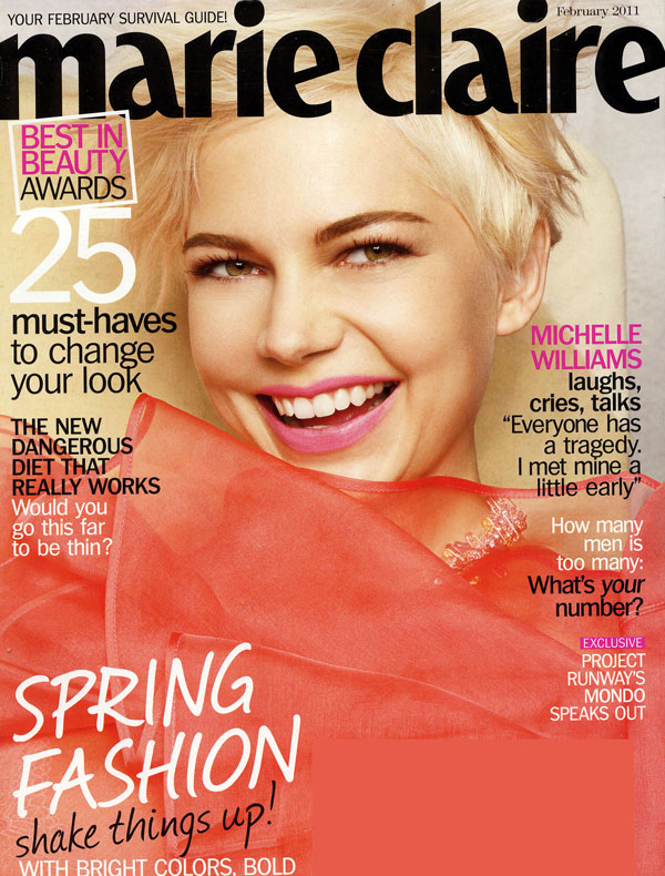 <em>Marie Claire US</em> February 2011 Cover | Michelle Williams by Tesh michellecover <em>Marie Claire US</em> February 2011 Cover | Michelle Williams by Tesh
